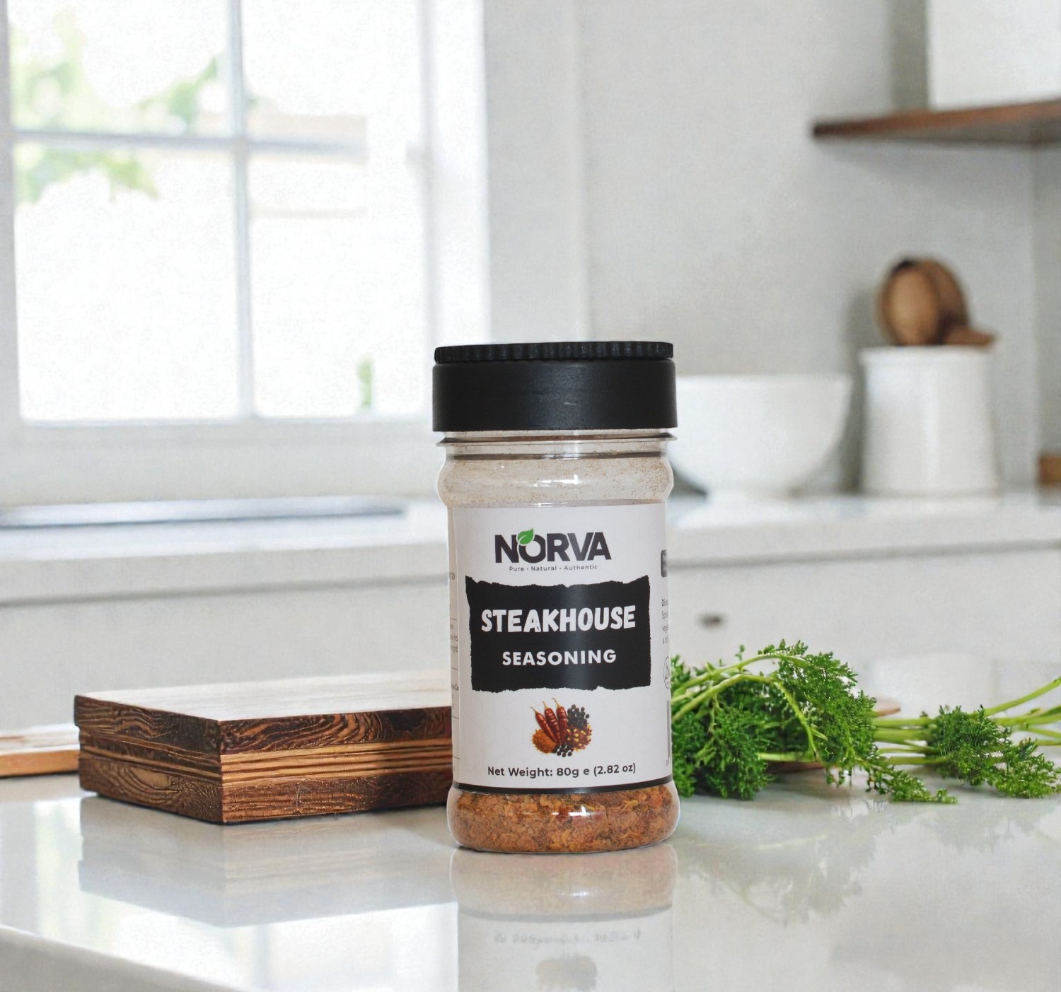 Norva Steakhouse Seasoning 80g - Bold Steak Spice Blend